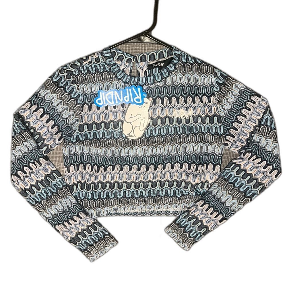 NWT RIPNDIP Patterned Long Sleeve Shirt